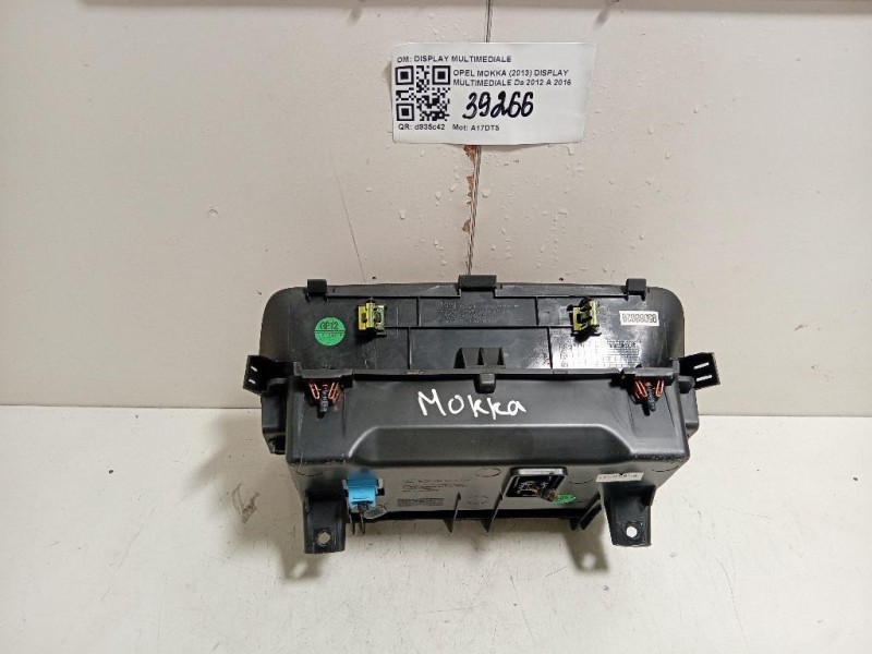 Display Multimediale DISPLAY MULTIMEDIALE Opel Mokka 2013