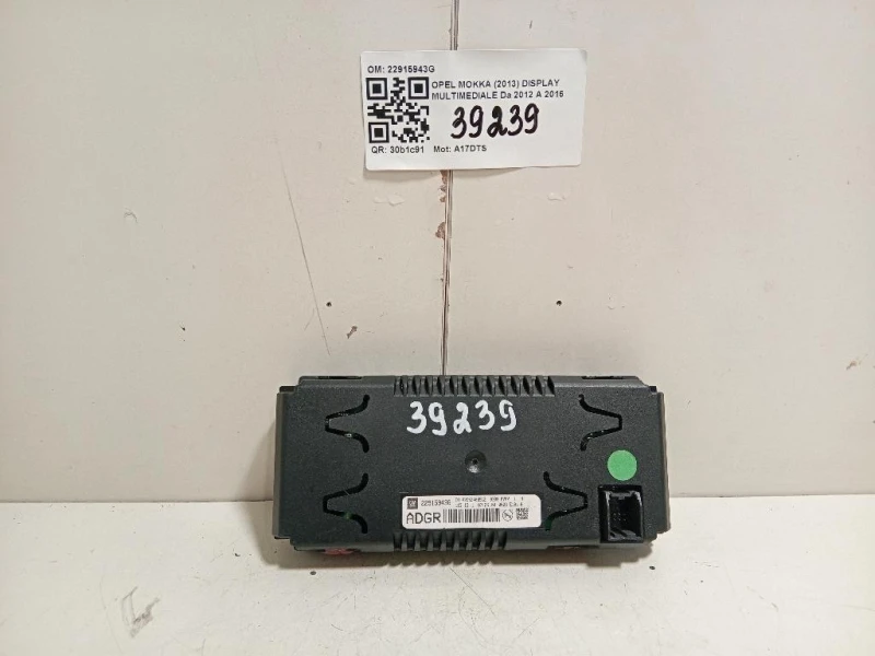 Display Multimediale 22915943G Opel Mokka 2013