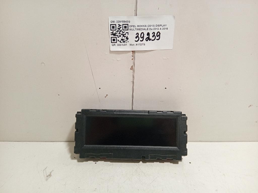Display Multimediale 22915943G Opel Mokka 2013