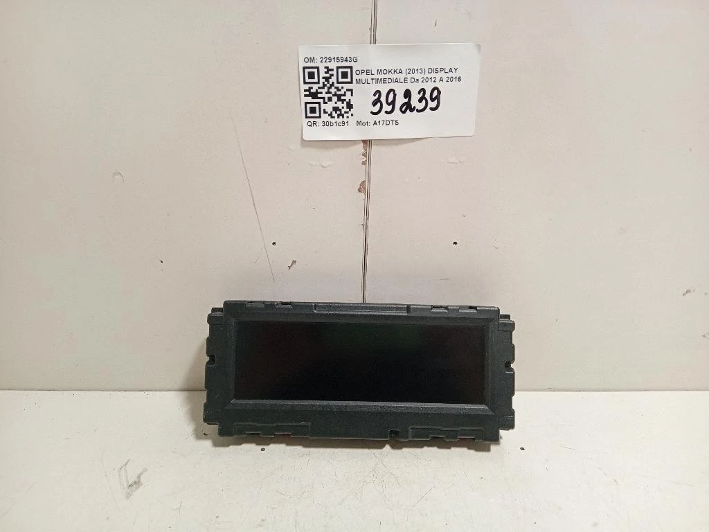 Display Multimediale 22915943G Opel Mokka 2013