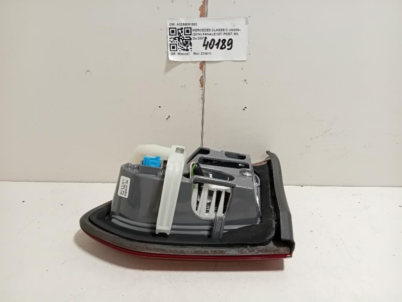 Fanale INT POST SX A2059061503 Mercedes Classe C W205 2014
