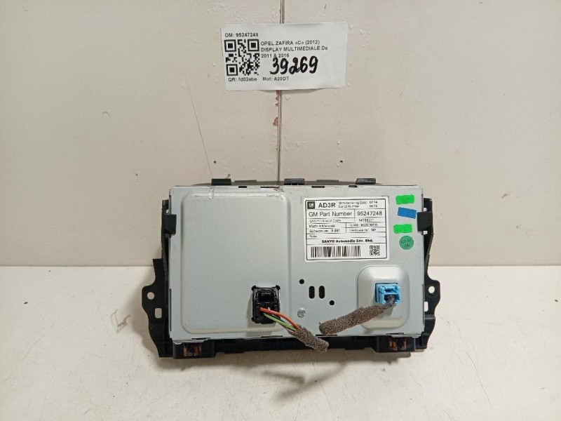 Display Multimediale 95247248 Opel Zafira C 2012