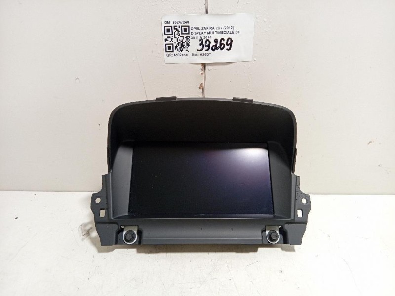 Display Multimediale 95247248 Opel Zafira C 2012