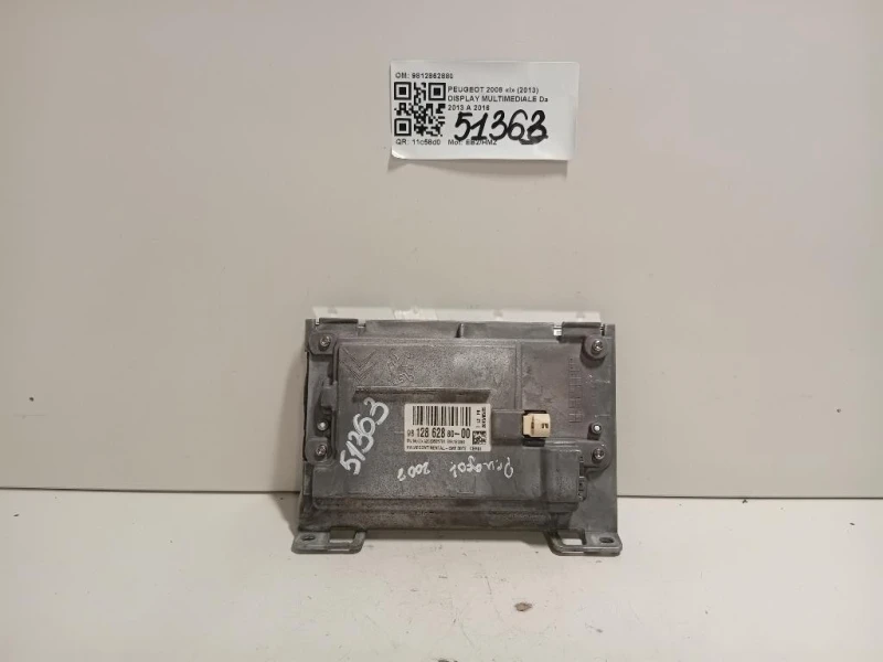 Display Multimediale 9812862880 Peugeot 2008 I 2013