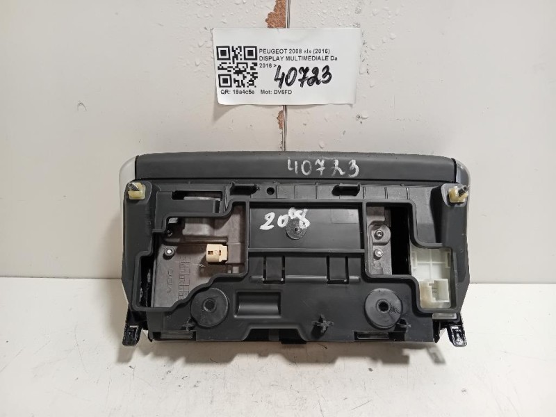 Display Multimediale Peugeot 2008 I 2016