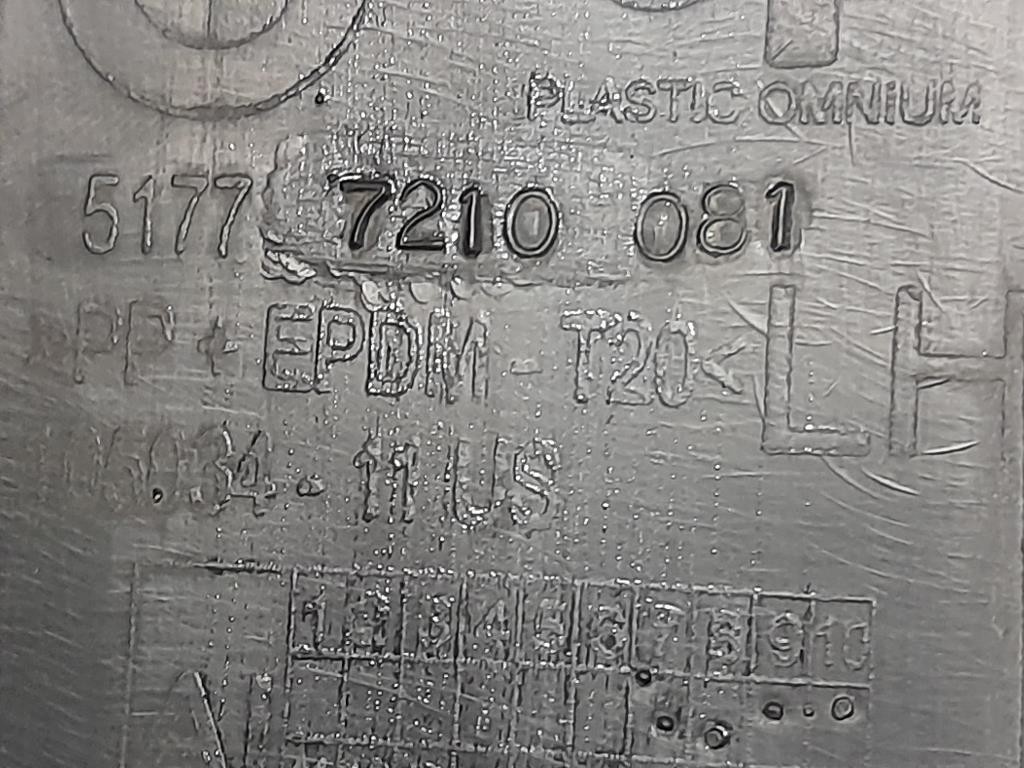 Parafanghino ANT SX 51777210081 Bmw Serie 3 F30 Berlina 2012