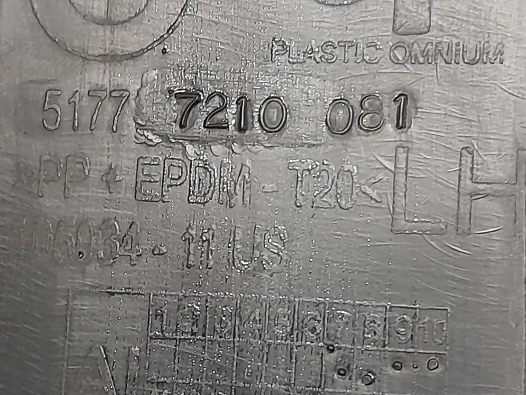 Parafanghino ANT SX 51777210081 Bmw Serie 3 F30 Berlina 2012