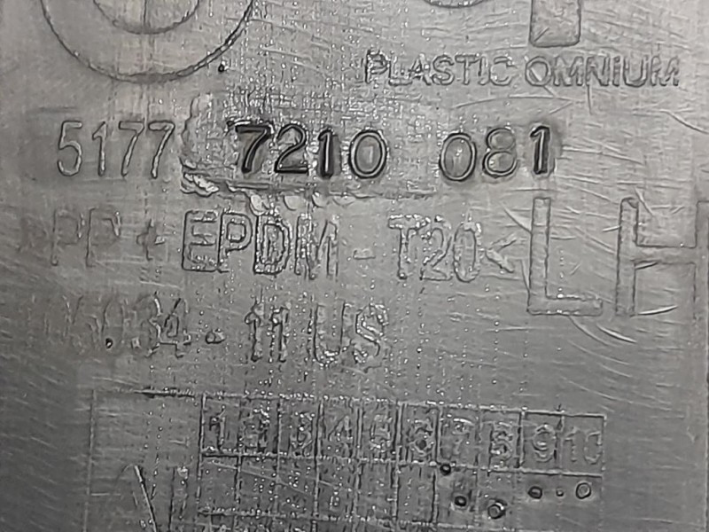 Parafanghino ANT SX 51777210081 Bmw Serie 3 F30 Berlina 2012