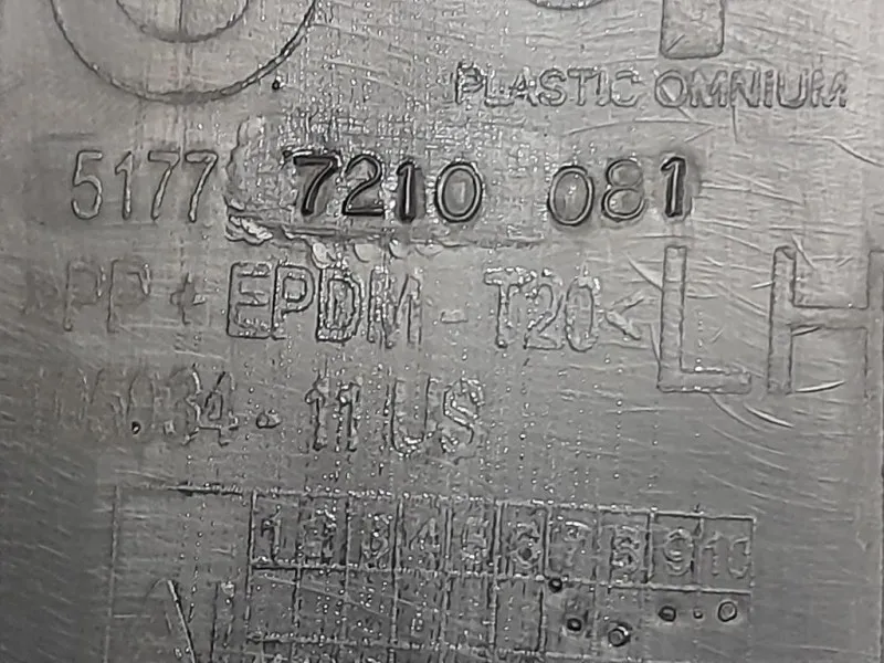 Parafanghino ANT SX 51777210081 Bmw Serie 3 F30 Berlina 2012