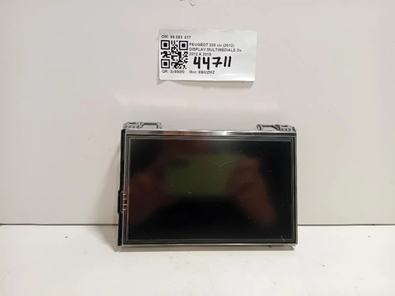 Display Multimediale 98 053 017 Peugeot 208 I 2012
