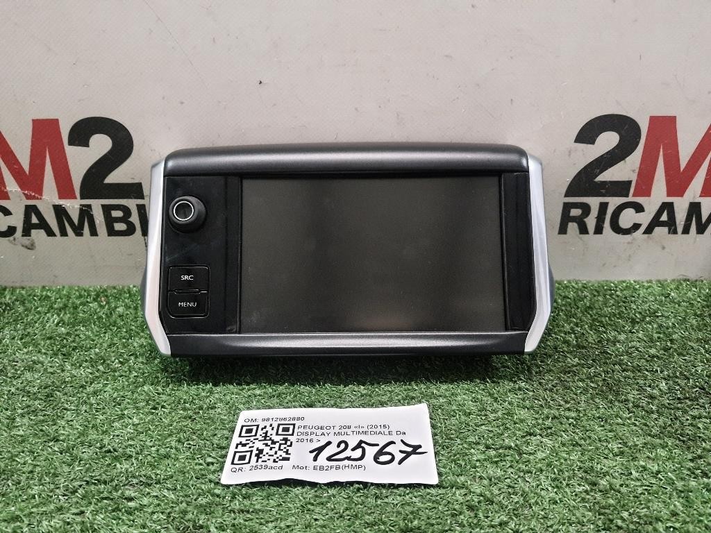 Display Multimediale 9812862880 Peugeot 208 I 2015