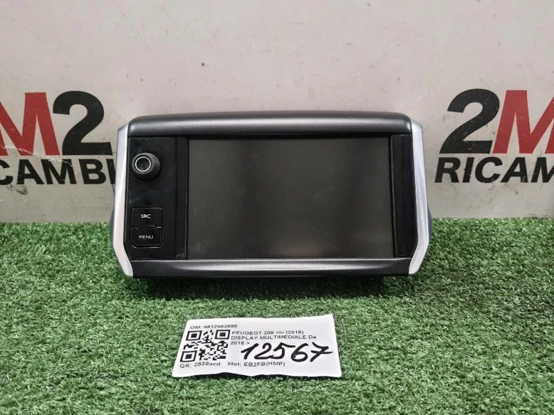 Display Multimediale 9812862880 Peugeot 208 I 2015