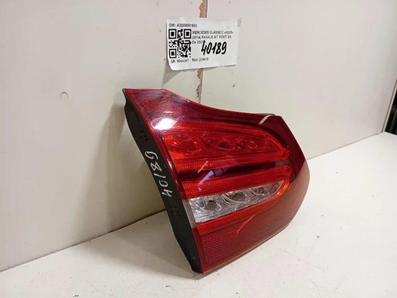 Fanale INT POST SX A2059061503 Mercedes Classe C W205 2014