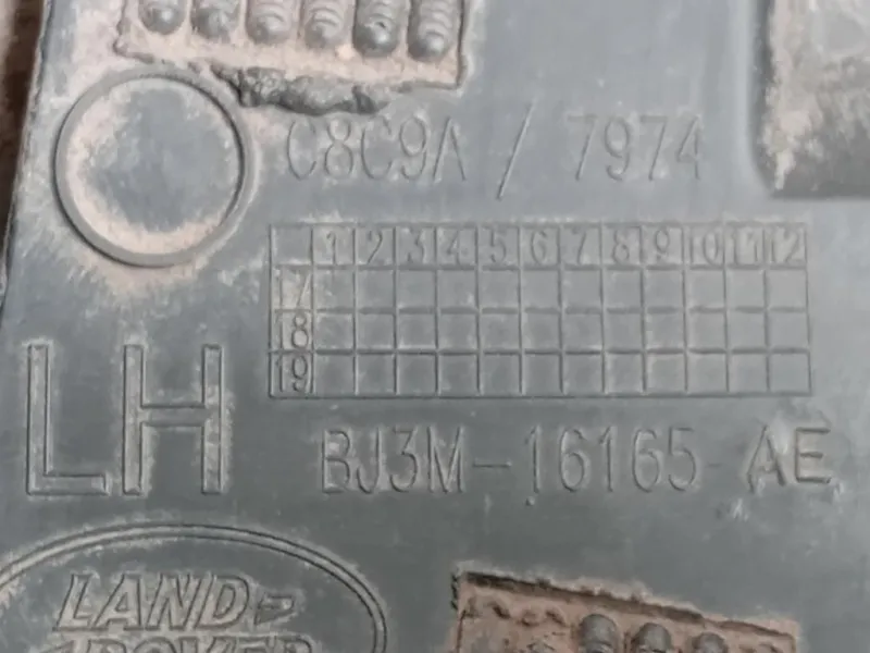 Parafango INF ANT SX BJ3M-16165-AE Land Rover Range Rover Evoque I 2011