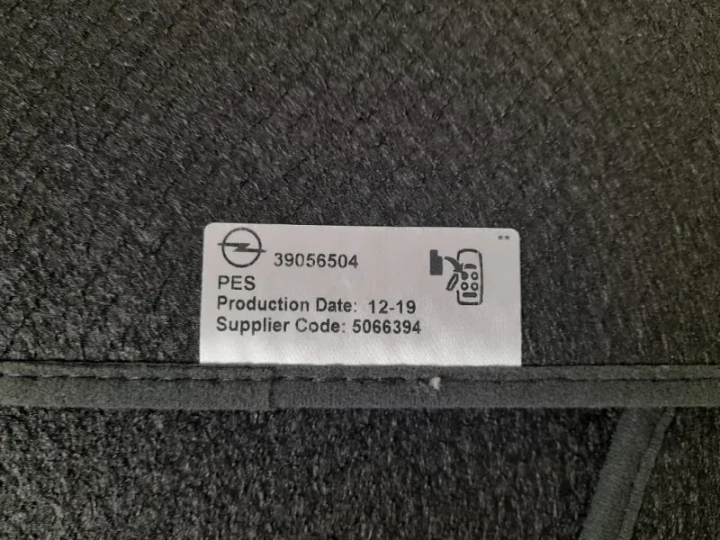 Tappetini Moquette 39056504 Opel Astra K 2016