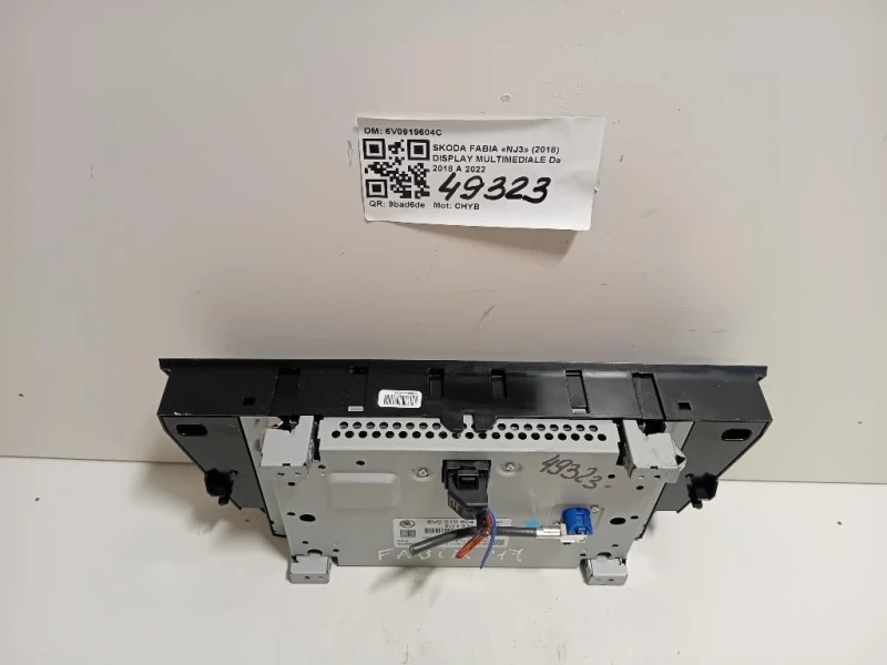 Display Multimediale 6V0919604C Skoda Fabia NJ3 2018