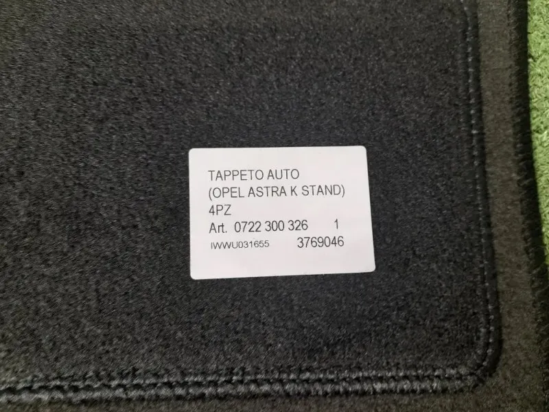 Tappetini Moquette 3769046 Opel Astra K 2016