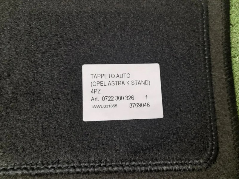 Tappetini Moquette 3769046 Opel Astra K 2016