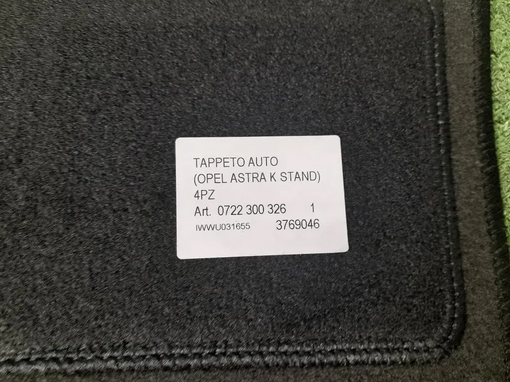 Tappetini Moquette 3769046 Opel Astra K 2016