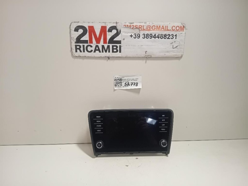 Display Multimediale 5E0 919 605 M Skoda Octavia 5E3 2017