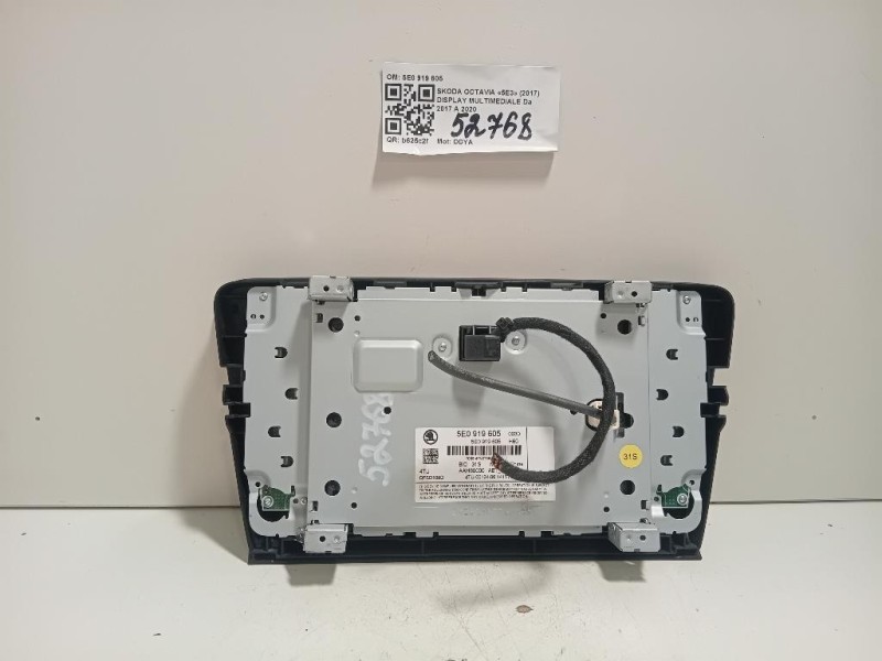 Display Multimediale 5E0 919 605 Skoda Octavia 5E3 2017