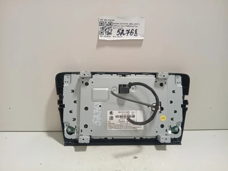 Display Multimediale 5E0 919 605 Skoda Octavia 5E3 2017