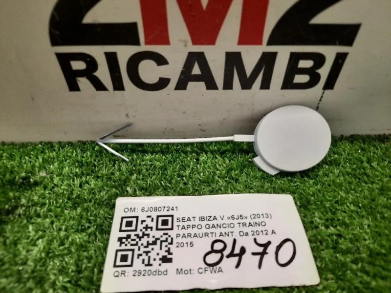 Tappo Gancio Traino Paraurti ANT 6J0807241 Seat Ibiza V 6J5 2013