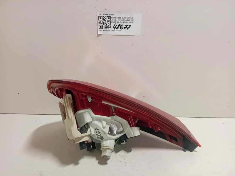 Fanale INT POST SX A1569060358 Mercedes Classe GLA X156 2014