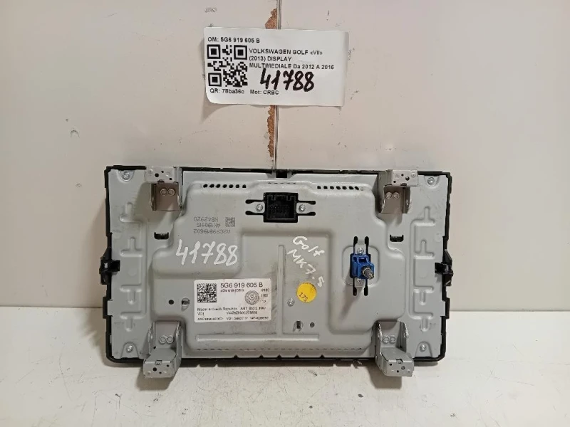 Display Multimediale 5G6919605B Volkswagen GOLF VII 2013