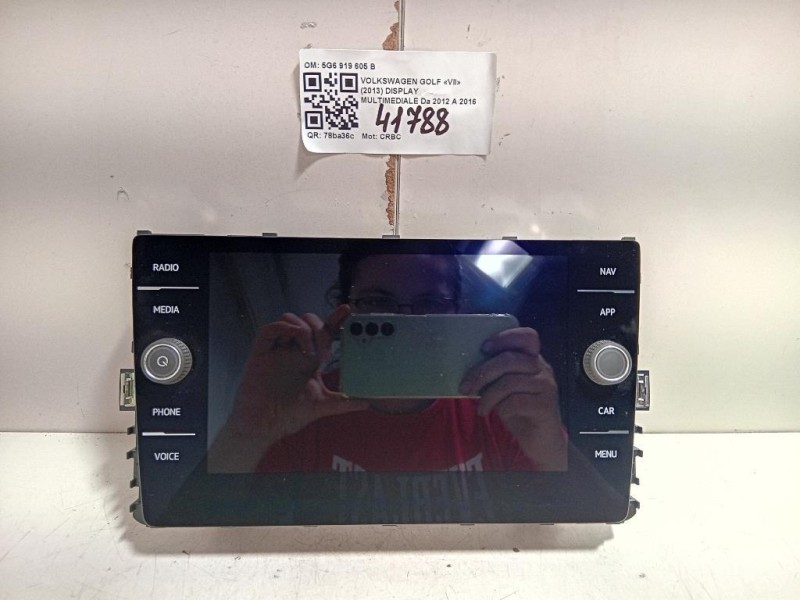 Display Multimediale 5G6919605B Volkswagen GOLF VII 2013
