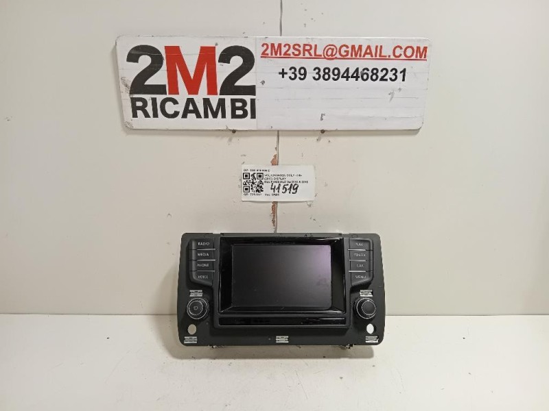 Display Multimediale 5G0 919 605 D Volkswagen GOLF VII 2013