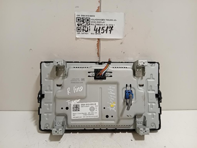 Display Multimediale 5NN 919 605 B Volkswagen Tiguan II 2020