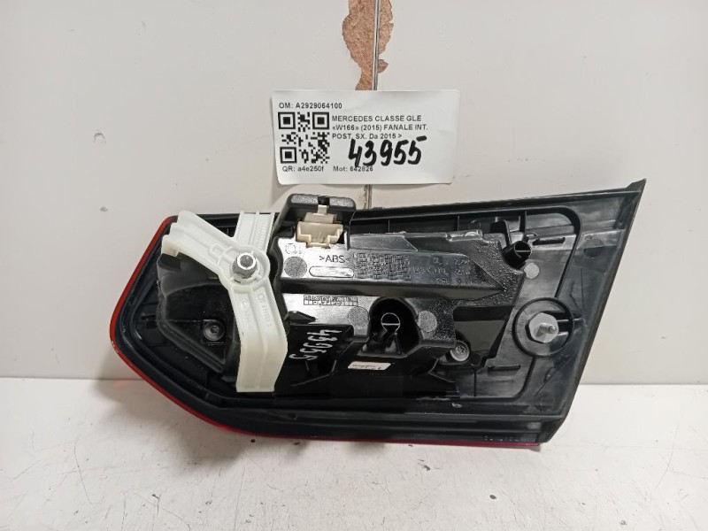 Fanale INT POST SX A2929064100 Mercedes Classe GLE W166 2015