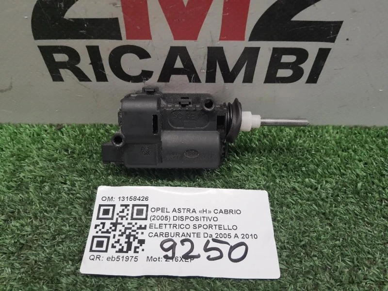 Dispositivo Elettrico Sportello Carburante 13158426 Opel Astra H Cabrio 2005