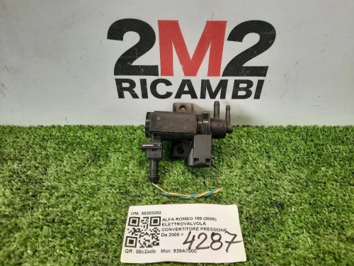 Elettrovalvola Convertitore Pressione 55203202 Alfa Romeo 159 2006