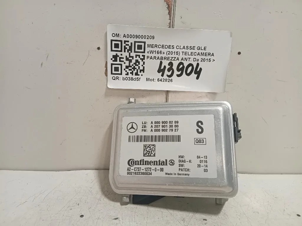 Telecamera Parabrezza ANT A0009000209 Mercedes Classe GLE W166 2015