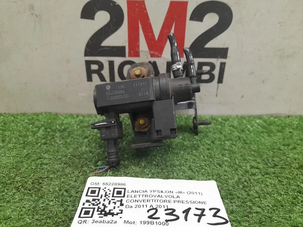 Elettrovalvola Convertitore Pressione 55228986 Lancia Ypsilon III 2011