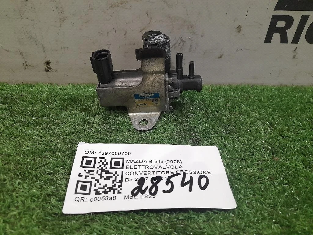 Elettrovalvola Convertitore Pressione VALVOLA DI VUOTO 1397000700 Mazda 6 II 2008
