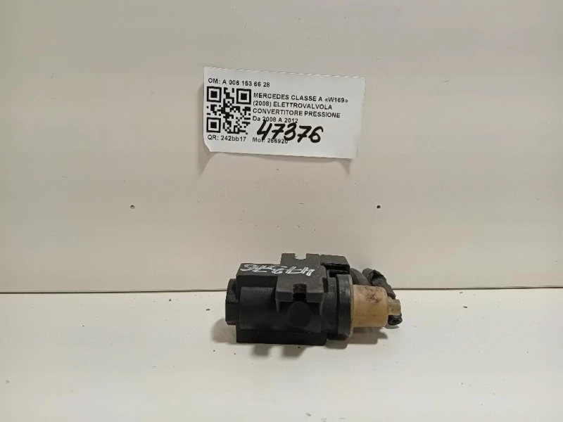 Elettrovalvola Convertitore Pressione A 006 153 66 28 Mercedes Classe A W169 2008