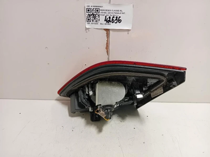 Fanale INT POST SX A1669068601 Mercedes Classe ML W166 2012