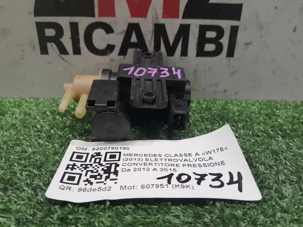 Elettrovalvola Convertitore Pressione 8200790180 Mercedes Classe A W176 2013
