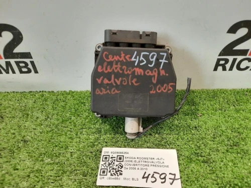Elettrovalvola Convertitore Pressione 6Q0906625A Skoda Roomster 5J7 2006