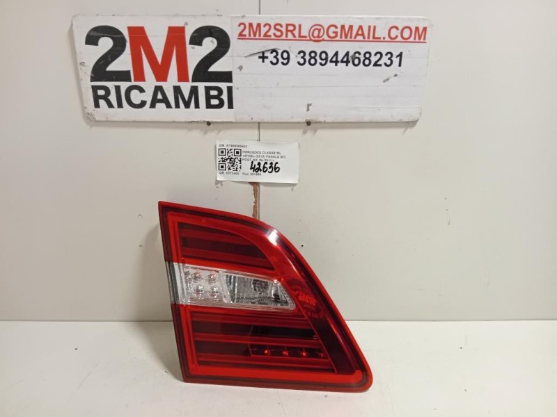 Fanale INT POST SX A1669068601 Mercedes Classe ML W166 2012