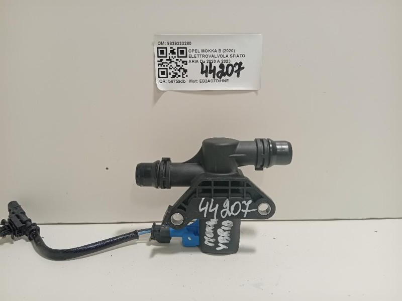 Elettrovalvola Sfiato ARIA 9839333280 Opel Mokka B 2020