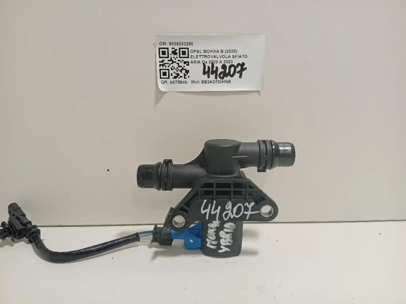 Elettrovalvola Sfiato ARIA 9839333280 Opel Mokka B 2020