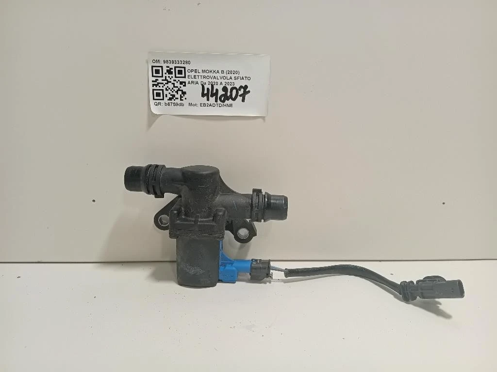 Elettrovalvola Sfiato ARIA 9839333280 Opel Mokka B 2020