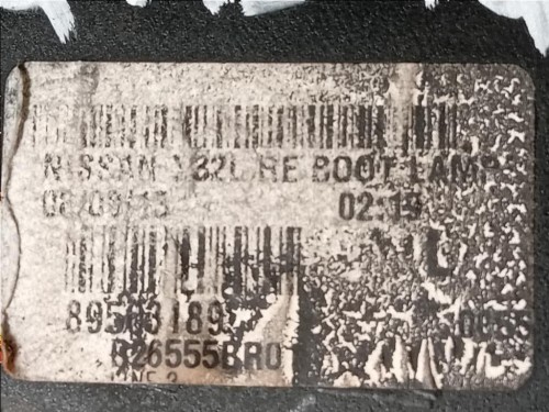 Fanale INT POST SX 89503189 Nissan Qashqai II 2014