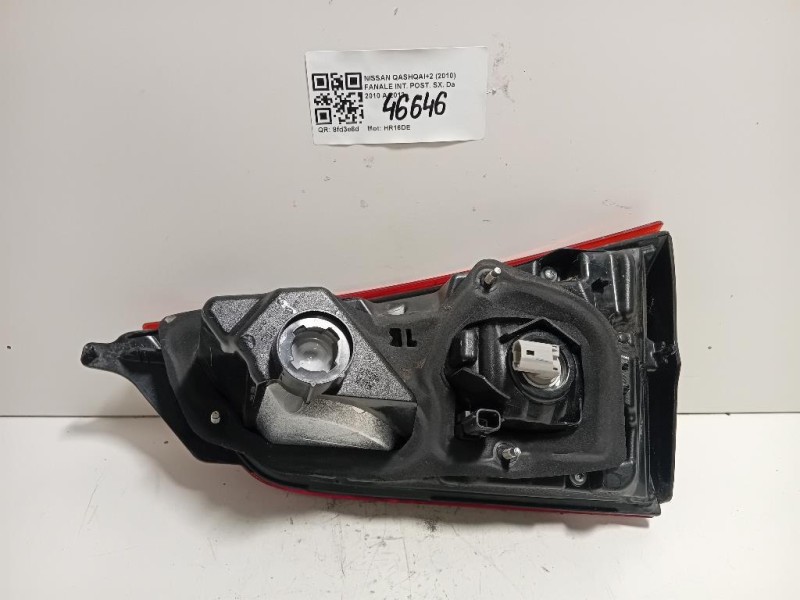 Fanale INT POST SX Nissan Qashqai+2 2010