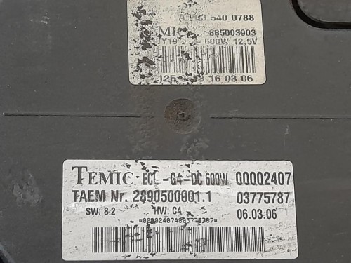 Elettroventola A2035001693 Mercedes Classe C W203 2000