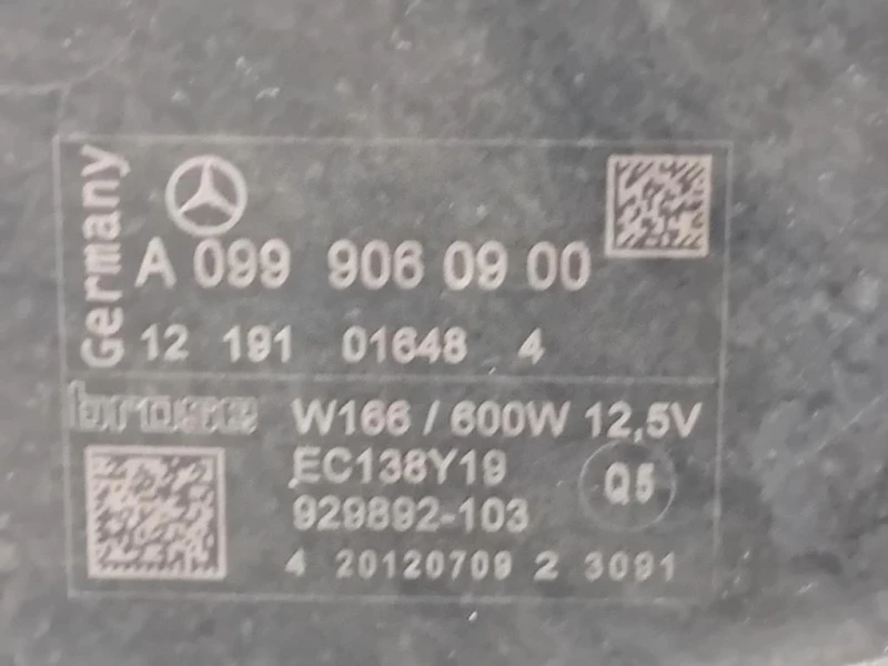 Elettroventola 28405882013 Mercedes Classe S W221 2006